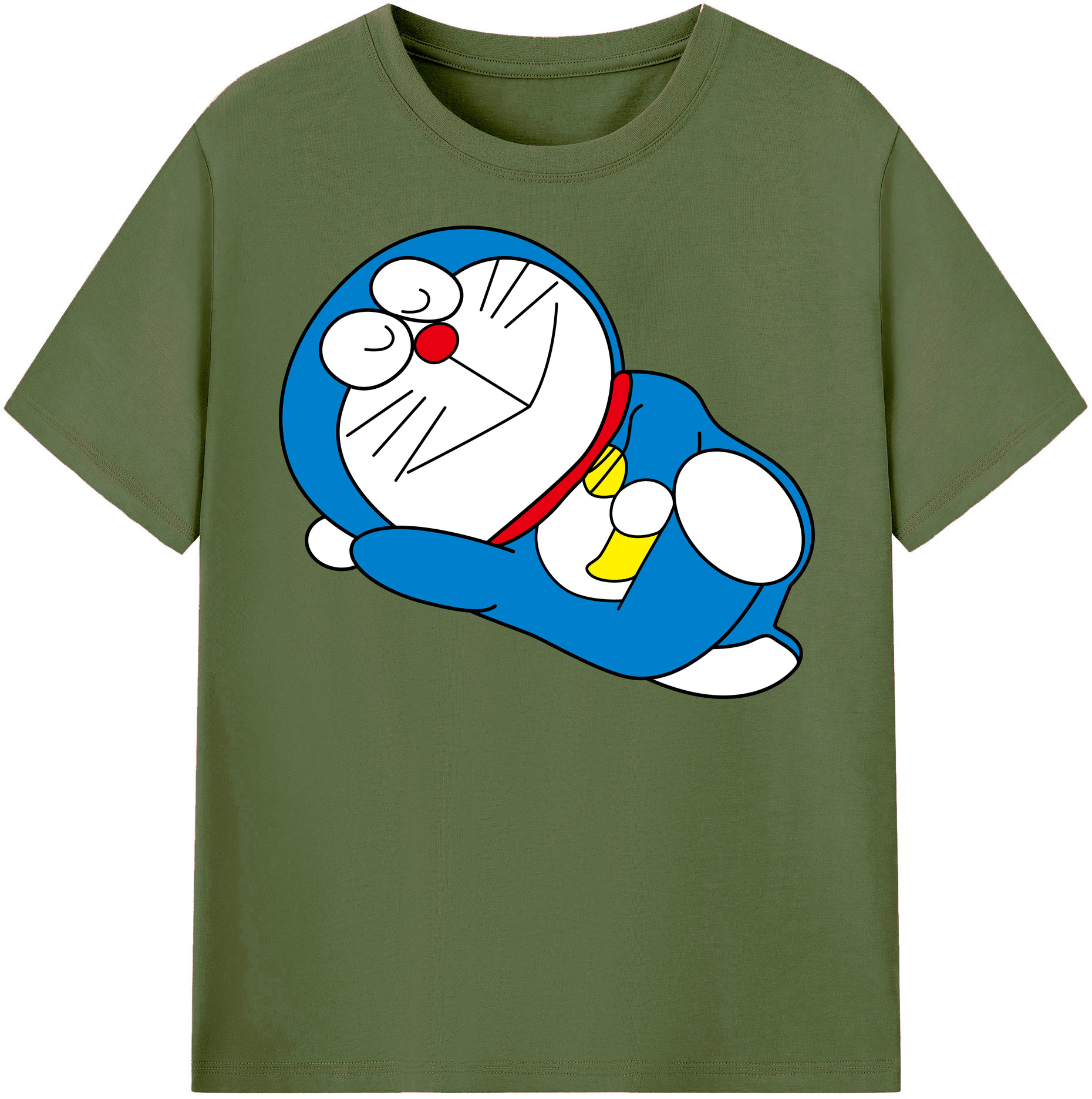 （画像用） ドラえもん Doraemon 綿100％半袖Tシャツ（フロントプリント）